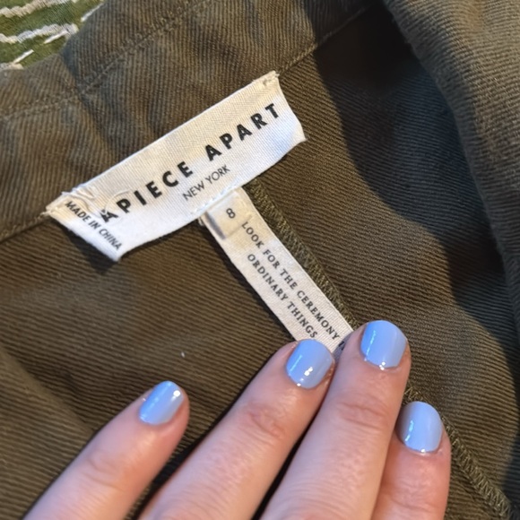 Apiece Apart Raito Jumpsuit ARMY GREEN - Picture 4 of 6